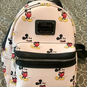 Loungefly Mickey All Over Mini Backpack